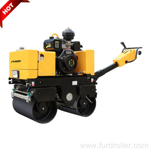 Compact Design 800kg Walk Behind Vibratory Smooth Drum Roller